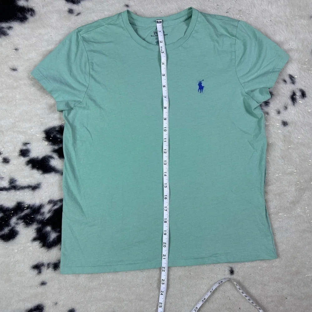 Ralph Lauren Polo Girl’s Green Short Sleeve Cotton T Shirt Size Medium